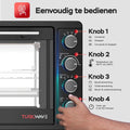 TurboTronic EV45 Freistehender Backofen - 45L - Schwarz - 8ddabc921748bd7602ffd031c15872c9d28889bf_Enriched_product_image