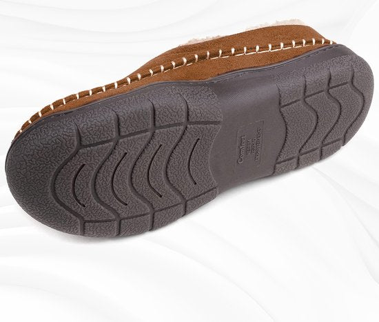 Hausschuhe Männer - Hausschuhe - Mokassins - Kastanie - Rutschfest - Größe 44/45 - Comfeet - 8e0d45dbb41c00f818daedfc12bcb9da331a777c_Enriched_product_image