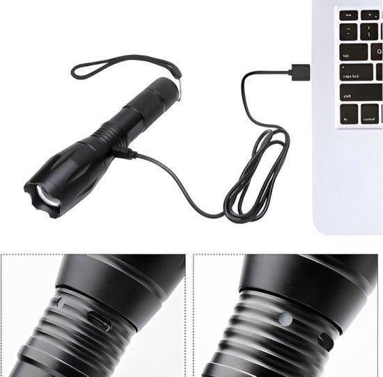5404017906006 - Militär-Taschenlampe Duopack - LED-Taschenlampe - wasserdicht - 5 verschiedene Lichtfunktionen 5404017906006 - Militär-Taschenlampe Duopack - LED-Taschenlampe - wasserdicht - 5 verschiedene Lichtfunktionen