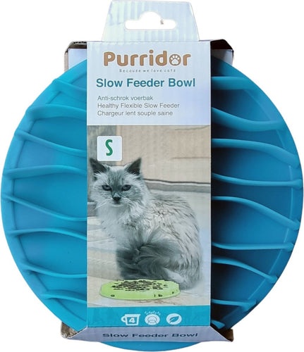 Purridor Anti-Snatching Napf Katze - Fressnapf für Katzen - Slow Feeder - Fütterungspuzzle - BPA & PVC frei - Spülmaschinenfest - 19cm Durchmesser - a2c503d3-b113-47a9-8815-a7e2c1816c0e