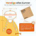 Goliving Holzkohlegrill - Ã˜54 cm - Inklusive Zubehör - Holzkohlegrill auf Rädern - XXL BBQ mit Deckel - Rund - 65 x 89 cm - Schwarz - Metall - a31f3742a2c08893c1a60534dad4c33de19f0d1d_Enriched_product_image
