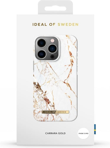 iDeal of Sweden Tasche passend für Apple iPhone 13 Pro - Kunststoffrückseite - Carrara Gold - a506244e-ec80-4700-a00f-9d3fd0884167_32e03368-b70b-4734-8388-9f5ff5ccd45f