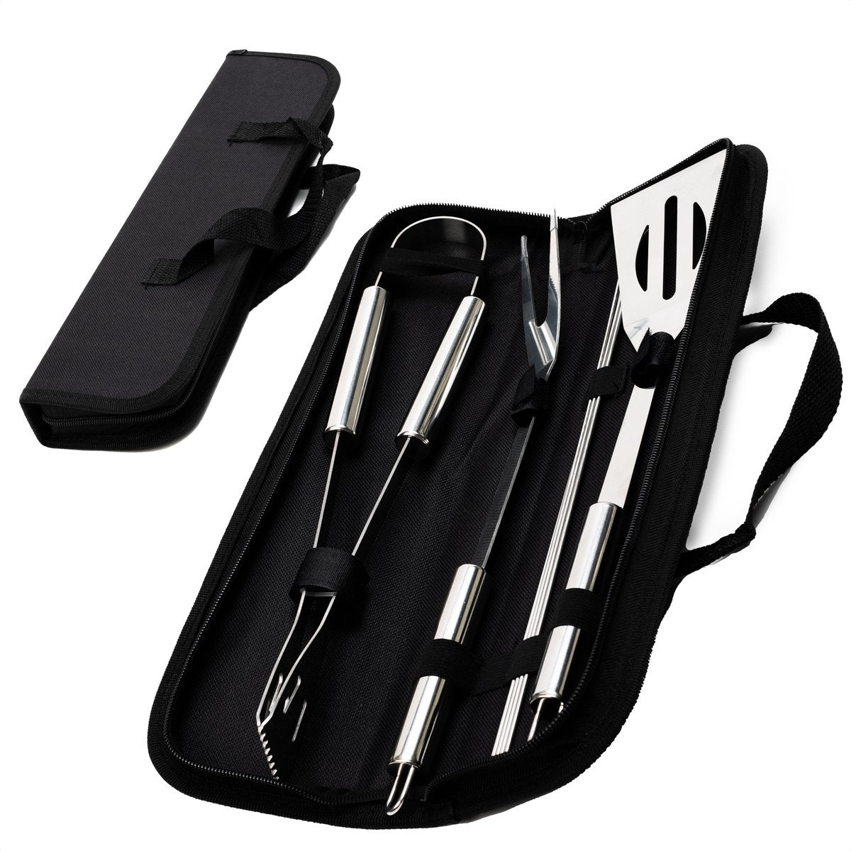 CuisiNoon® BBQ-Zubehör-Set - Inkl. Aufbewahrungshülle - BBQ-Set mit Grillzange, Gabel, Spatel und Spieße - a7d73ed6-da2d-4486-8366-c61401d09a24_e01d2cba-3169-45a1-9dd1-9a1c48d35bb9