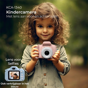 Denver Kinderkamera Full HD - Selfie-Kamera - 40MP - Digitalkamera Kinder - Foto und Video - Spiele - KCA1340 - Pink - a7db62b6-0b04-4d67-8677-ad80a24839c8