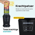 MOA Blender - Blender to Go - Mini-Mixer - 2 600ml Tritan Becher - Smoothie Maker - 800W - Schwarz - MB10B - acaa0785-3e6c-4d6b-8e51-8338303fa490_8434f5fc-52d9-469e-abd0-307ba643a984