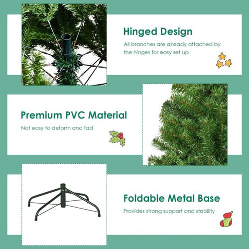Weihnachtsbaum Küste - PVC - 500 LED-Lichter - 1570 Zweige - 210cm - af317c1cd1695a7e5c8c536028146efa3d608b9e_210_cm_kunstkerstboom_1540_0913_3_c6255583-50ff-46a4-af93-81ccd57b270c