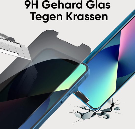 Podec 2x Displayschutzfolie und 2x Kameralinsenschutz für iPhone 14 - gehärtetes Schutzglas - transparent und kratzfest - gehärtete Glasabdeckung
