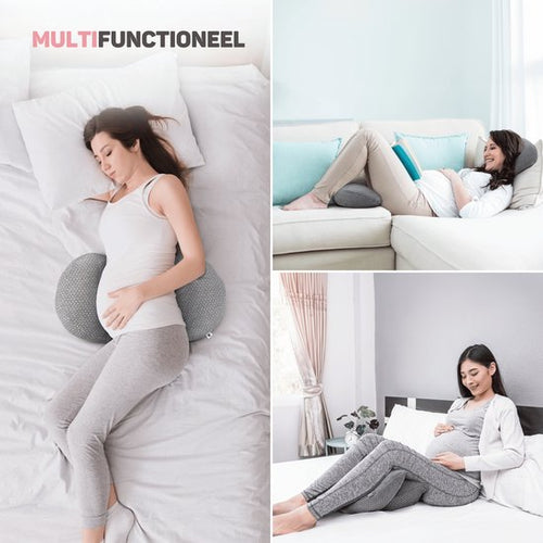 Vulpes Goods® BabyCare - Schwangerschaftskissen - Seitenschläferkissen - 3-in-1 - verstellbar - Körperkissen / Körperkissen / Stillkissen - einzigartiges W-förmiges Design - b29b2bc3d8b97e8ff6f93c8359dfde4c9ce4e5b7_Enriched_product_image