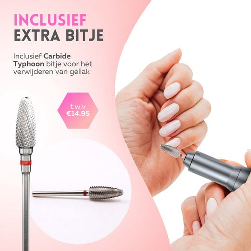 Beeperfect® Elektrische Nagelfeile Advanced - Nagelfräse - Maniküre- und Pediküreset - 35.000 U/min - 26 Bits und 66 Schleifwalzen - b5472300a39e865c70e5cd4406c13d65c0916eca_Enriched_product_image_a7618336-b3bc-4b39-b7d9-1ecf054321fc