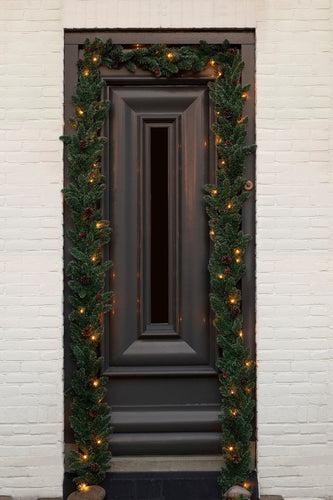 Black Box Trees Creston Girlande mit Dekoration und Beleuchtung - L270 cm - Grün - b751106160b4795c2a019de768c3ef21dddf0e33_Enriched_product_image