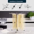 Kitchenendao Nudeltrockengestell zusammenklappbar - Nudeln selber machen - Nudeltrockner - Nudelzubehör - Nudelgestell - Edelstahl - 3 KG - bbcb6bea823aeb8f0b6eb9dd3c9ca8d71e3c405d_Enriched_product_image