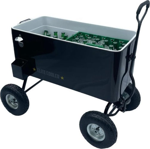 EliteCooler Bollerwagen mit Luftreifen und Kühlbox - Schwarz - Cooler Black Edition - bc46a5df3ac3191971e1f052c8435334cb91dab6_Enriched_product_image