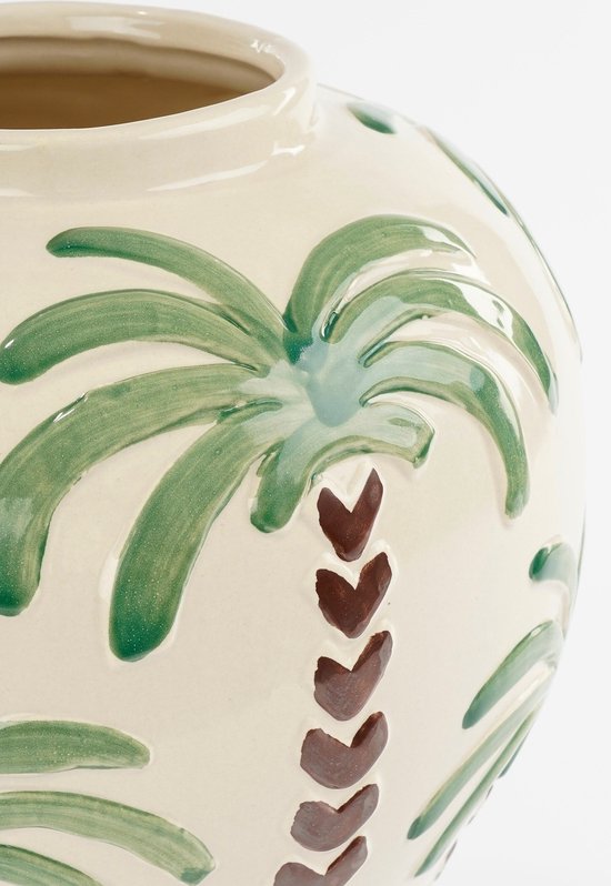Mica Decorations Paradiso Vase - H32 x Ø26 cm - Keramik - Off-white