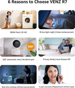 Intelligente Sicherheitskamera für Innenräume (PTZ) | WOOX R4259 - c275027c2959947635f96bb318768ec7ea9b9d0a_Enriched_product_image