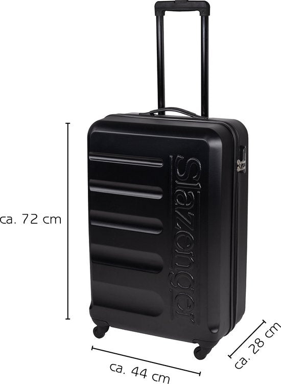 8711252186429 - - Kofferset - Trolley-Koffer - 360º Räder - Leichtgewicht - Handgepäck - Zahlenschloss - 3 Stück 8711252186429 - - Kofferset - Trolley-Koffer - 360º Räder - Leichtgewicht - Handgepäck - Zahlenschloss - 3 Stück
