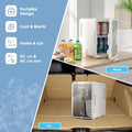 Coast Mini-Kühlschrank - Tragbarer Kühlschrank mit LED-Spiegel - 10L - 23 x 28 x 34 cm - Weiß - c72c31df-e498-4e2e-b7e6-28514eac5a02