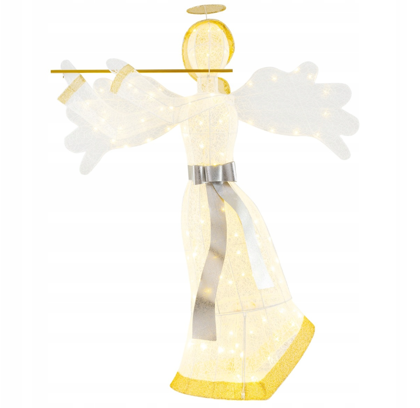 6095809463457 - Engel mit LED - 150 cm - Weihnachtsdekoration 6095809463457 - Engel mit LED - 150 cm - Weihnachtsdekoration