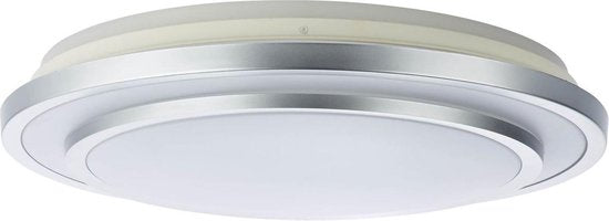4004353359958 - Lampe Vilma led Deckenleuchte 52cm weiß-silber 1x 32W led integriert (3125lm 3000-6000K) Stufenlos dimmbar - Weiß - Brilliant 4004353359958 - Lampe Vilma led Deckenleuchte 52cm weiß-silber 1x 32W led integriert (3125lm 3000-6000K) Stufenlos dimmbar - Weiß - Brilliant