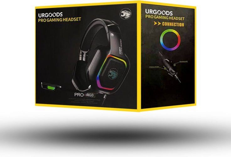 Gaming Headset - mit Mikrofon - Gaming Kopfhörer - 7.1 Surround Sound - Für PS4, PS5, Xbox One, Xbox Series und PC - Schwarz/RGB - e052971b-c51a-4194-8390-c63a9627056e