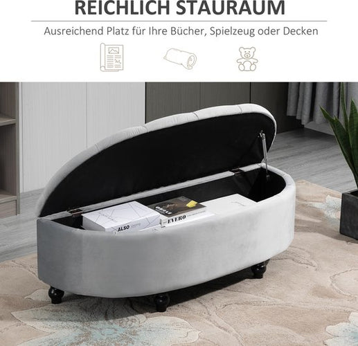 HOMCOM Bank mit Aufbewahrungsbox Aufbewahrungsbox Samt Touch Gummi Holz grau 831-410 - ec5741dae961b59e6091f4f5a6a93a98e837bc8c_Enriched_product_image_245d62a5-2170-4460-8c8a-1bbf2ed19052