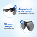 GarpexÂ® Radsportbrille - Sportbrille - Sonnenbrille Herren - Radfahren - Motorrad - Schwarzer Rahmen mit blauen Gläsern - ecda6934a87973308fee760def0a43621296e412_Enriched_product_image_43780277-15ef-4e3d-9919-12307ee77553