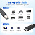 GarpexÂ¬Ã† USB C auf USB B Druckerkabel - Drucker-Scanner - USB 2.0 High Speed - 1,8 Meter - ed9bca662f4f797228923c56614e630940b7477e_Enriched_product_image