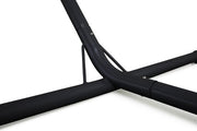 909 OUTDOOR Hängematte mit Gestell - Outdoor Hängematte in schwarz und weiß - Hängematte mit Metallgestell für Garten - Balkon und Terrasse - max. 100 kg - 290 x 100 x 100 cm - ee50adb5-678f-4098-a85c-01402da00b0b_e044b7c2-ff81-4c70-851e-c3b09cba0c5c