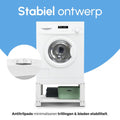 Bodo® - Waschmaschinenaufsatz - Waschmaschinenaufbaumöbel - Waschmaschinenaufsatz mit Ablage - Waschmaschinensockel - Universal - Weiß - f07544b1f35bb4af65903315187ed1e0c5dd8fcf_Enriched_product_image