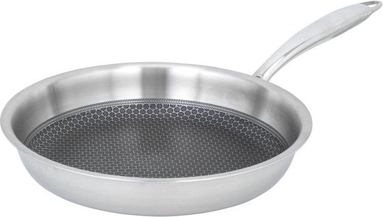 Resto Altair Bratpfanne - Ø28 cm - Dreischicht-Edelstahl - Wabenförmige Antihaftbeschichtung - Induktion - Backofenfest - f3bc1aae153f67e76a496acd6bafa8561a2868cb_Enriched_product_image__22_00b0d3a3-707c-4dd7-a24a-03aa58750c5a