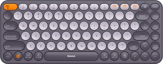 Baseus kabellose Tastatur K01A - grau - orange - kabellose Tastatur - tri-mode - f4e2c5b6ba295c294d80e14e38028a1db8fab09f_Enriched_product_image_959a22a2-5919-4f94-ad72-c8b198200022