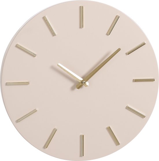 Mica Decorations Brixen Wanduhr - Ø36 cm - Beige - f734e8f4f5bd8a941d10ba873a9a9e05426020c5_Enriched_product_image