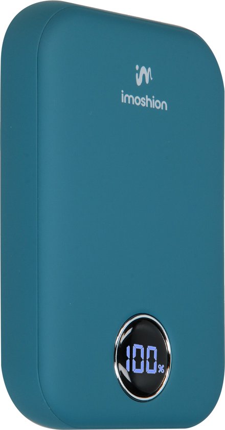 imoshion Powerbank 10000 mAh - Geeignet für MagSafe - Schnellladegerät 22,5W - LED-Anzeige - USB C & USB A - Wireless Powerbank Geeignet für iPhone 12/13/14/15/16 - Dunkelblau - f9714509b5f9829629adff9265e0f666b7e6c9eb_Enriched_product_image
