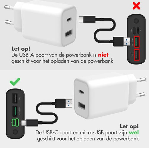 iMoshion® Powerbank 27000 mAh - Schnelles Ladegerät & Batterieanzeige - Geeignet für iPhone & Samsung, u.a. - 18 Watt - USB A, USB C & Micro USB - Blau - fa52b41e2eb4da48c20967becc5158dcb3926bb7_Enriched_product_image