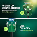Vulpes Goods® Repellent - Solarbetriebenes Ultraschall-Katzenabwehrgerät - Katzenschreck - Marderabwehr - Tierabwehr - Wasserdicht & 360° Schutz - Schädlingsabwehr - PRO Version - fa752129f3d0dc34fd114ceb37f85084b7b467c2_Enriched_product_image