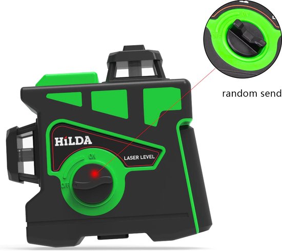 8720726246477 - Laser Level - 360° Rotationslaser - 3D-Kreuzlinienlaser - Rotationslaser - Baulaser - inkl Tragetasche & Fernbedienung 8720726246477 - Laser Level - 360° Rotationslaser - 3D-Kreuzlinienlaser - Rotationslaser - Baulaser - inkl Tragetasche & Fernbedienung