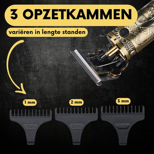 Professionelle kabellose T-Klingen-Haarschneidemaschine - Sansbeauté® Buddha Trimmer - Bartschneider - Haarschneider Herrenkopfhaar - Cheveux Haar - Haartrimmer - Friseur Haar Maschine - Haarschneider - Barbier Haarschneider - Friseurset - ffd9b89949d879af5f4e5c6ed1a0844adc1ba778_Enriched_product_image