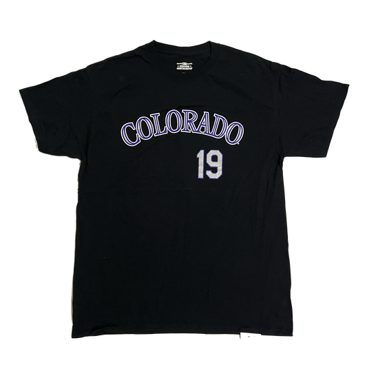 Nike Kids' Colorado Rockies Charlie Blackmon Name & Number T-Shirt