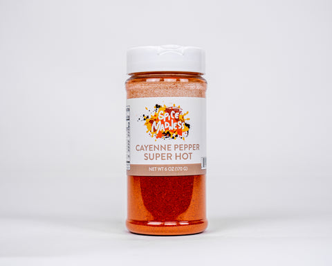 Spice Madness Cayenne Pepper Super Hot Bottle