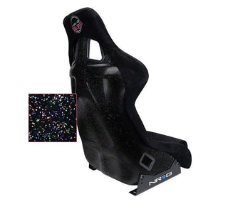 NRG Prisma Edition Bucket Seat Pearlized Black FRP-302BK(Large) (USA Only)  - All in 1 Gaming