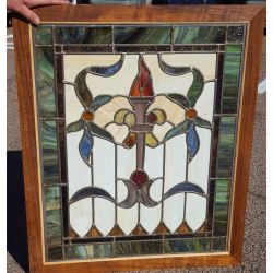 framed stained glass for sale