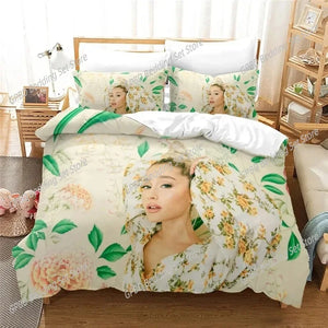 Ari Dreamscape Duvet – Luxe Ariana Grande Print Bedding for Fans of Coziness and Chaos - Lizard Vigilante
