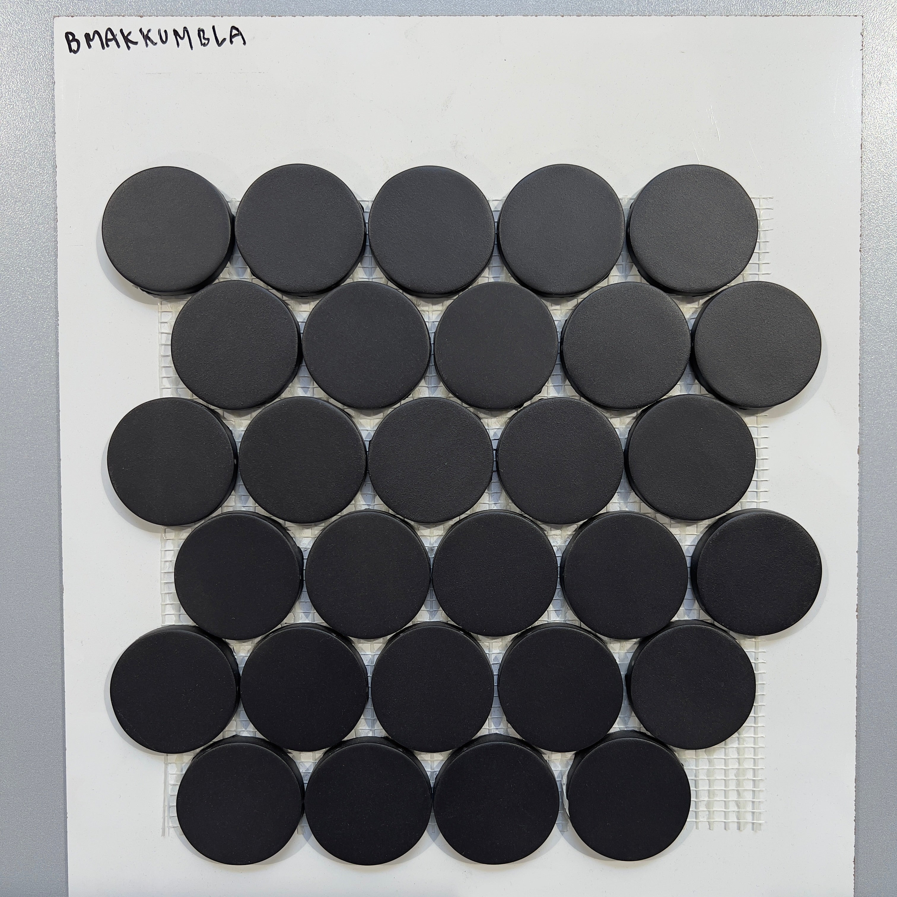 Matte Black Circle Mosaic - bmakkumbla – Tiles Warehouse