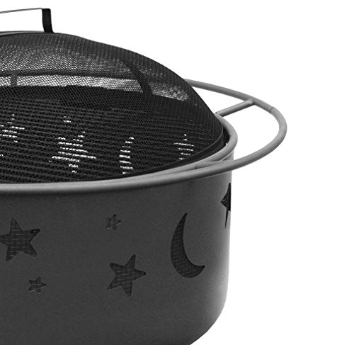 Landmann Big Sky Stars And Moons Firepit Black Hammock Town