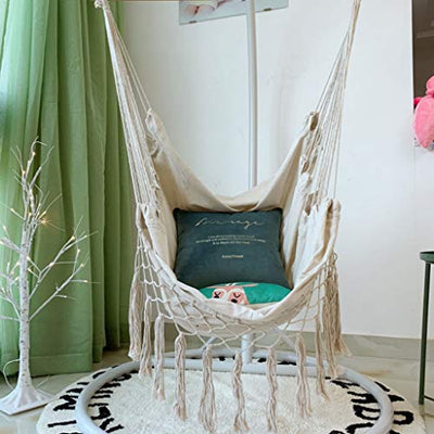 Hanging Hammock Chair With Fringes Hammock Town