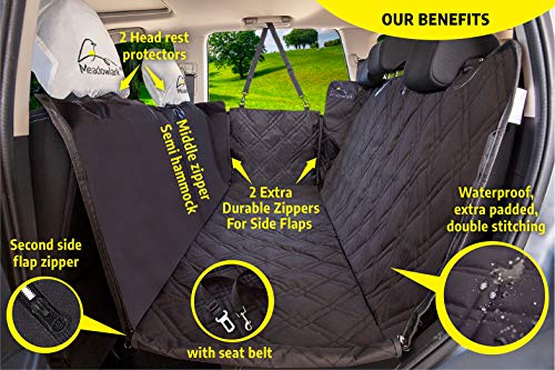 Meadowlark Dog Car Seat Covers Unique Design Full Car Protection Doo Hammock Town