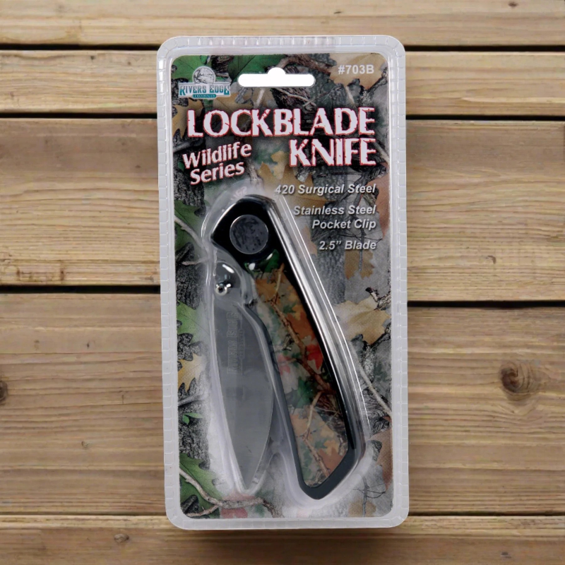 Camo Green Lockblade Pocket Knife Set