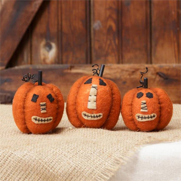 Mini Stuffed Jack-O-Lantern Pumpkins 6D4131 | Buffalo Trader Online