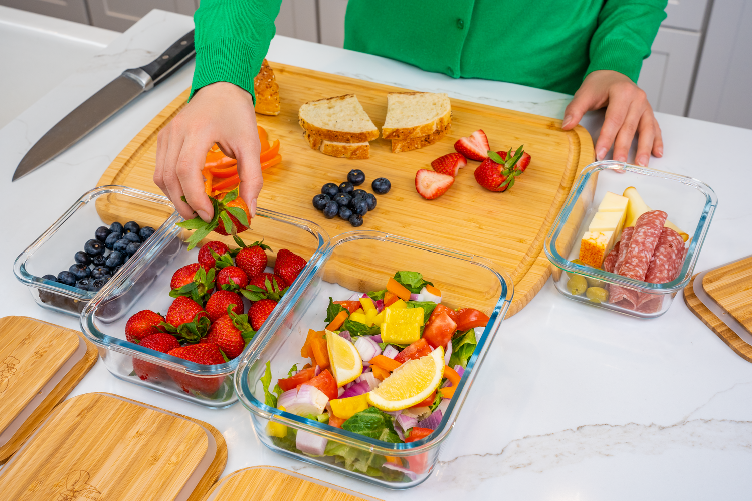 GreenLite™ Dishwasher-Safe Bamboo Boards