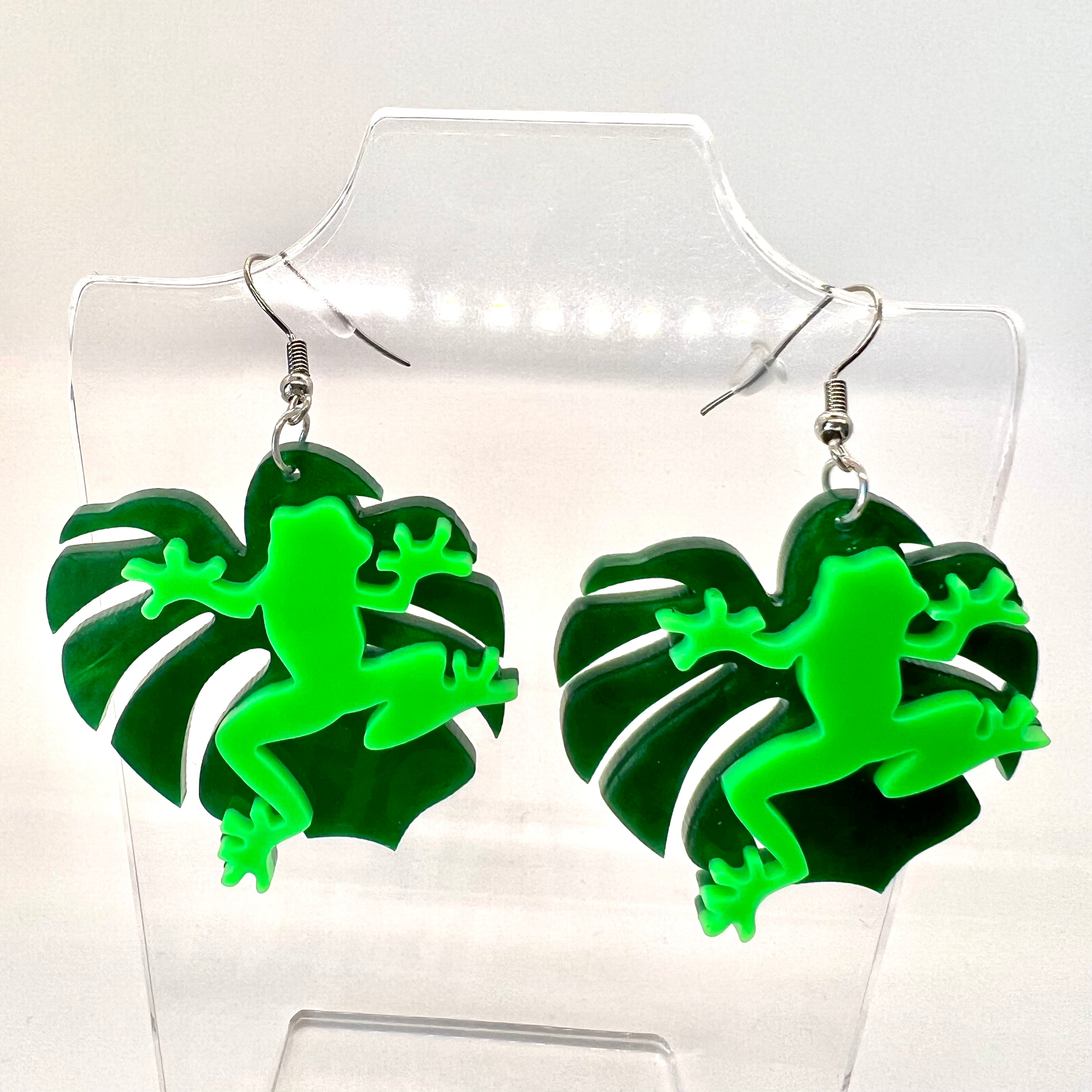 Tree Frog Earrings