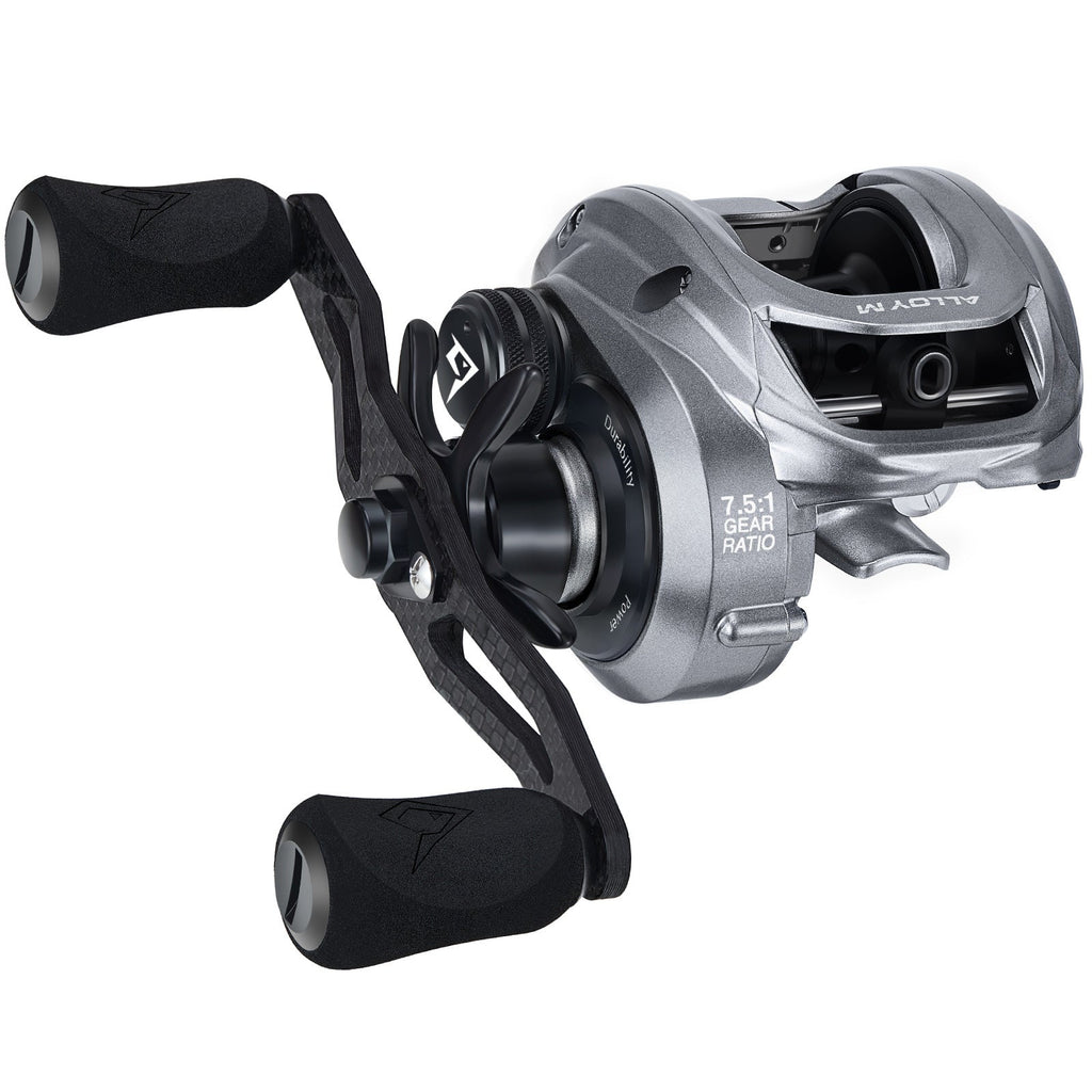 Piscifun Chaos 60 Round Reel - All Metal Body with Bait Clicker and Thumb  Bar 